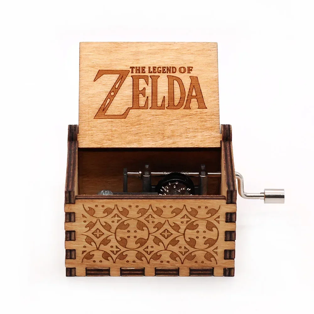 Musical Instrument Zelda - Kotak Musik Kayu Kreatif Anime The