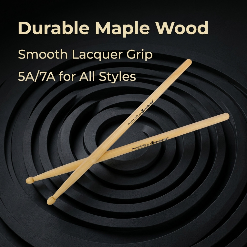 Musical Instrument Jazz - Drum Profesional 5A 7A Walnut untuk