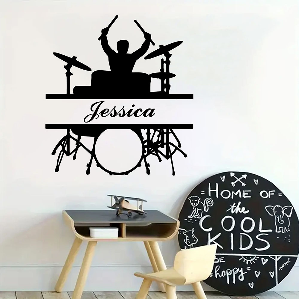 Musical Instrument And Name - 1 Buah Stiker Dinding Dekorasi Rumah