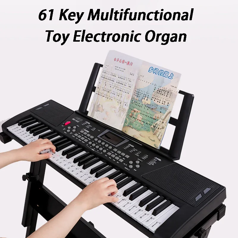 Musical Instrument Tabla - Organ elektronik anak, 61 kunci portabel