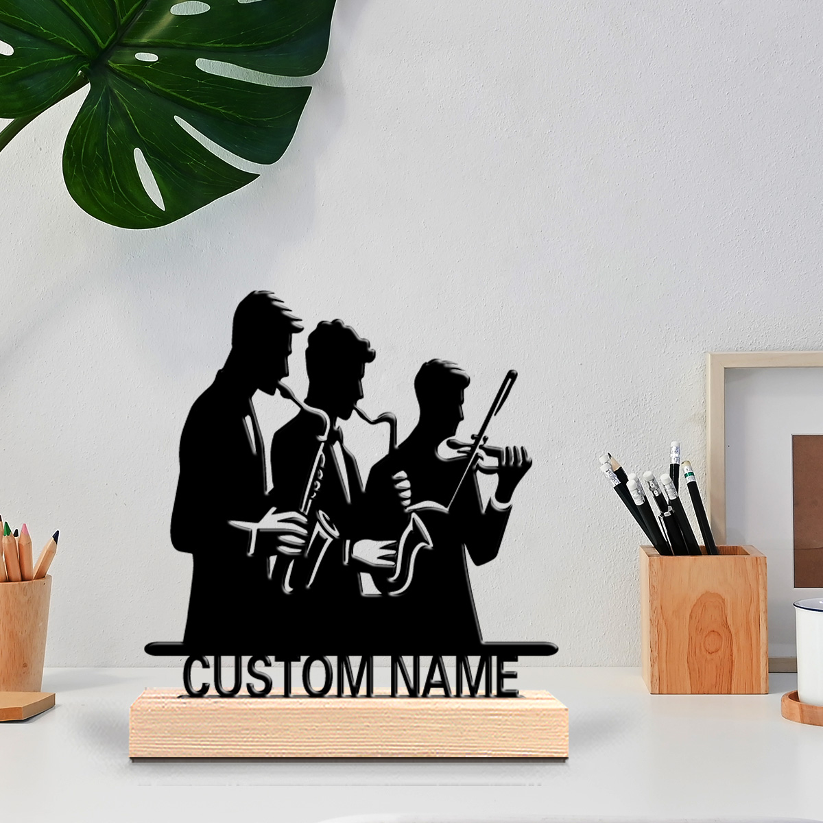 Musical Instrument And Name - 1 buah Patung Kaleng dengan Nama