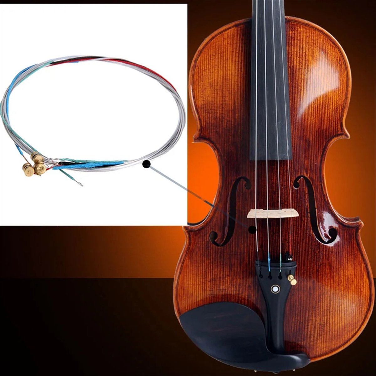Musical Instrument Set - Senar Biola ABPF 4/4 Profesional Set