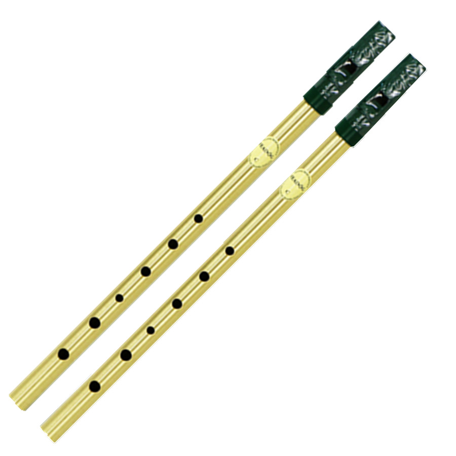 Penny Whistle D - Kuningan Irlandia Peluit Flute Feadog D
