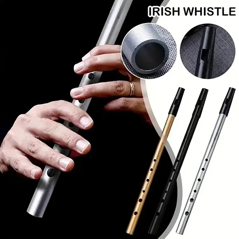 Penny Whistle D - 1 Buah Peluit Kuningan C/D Key