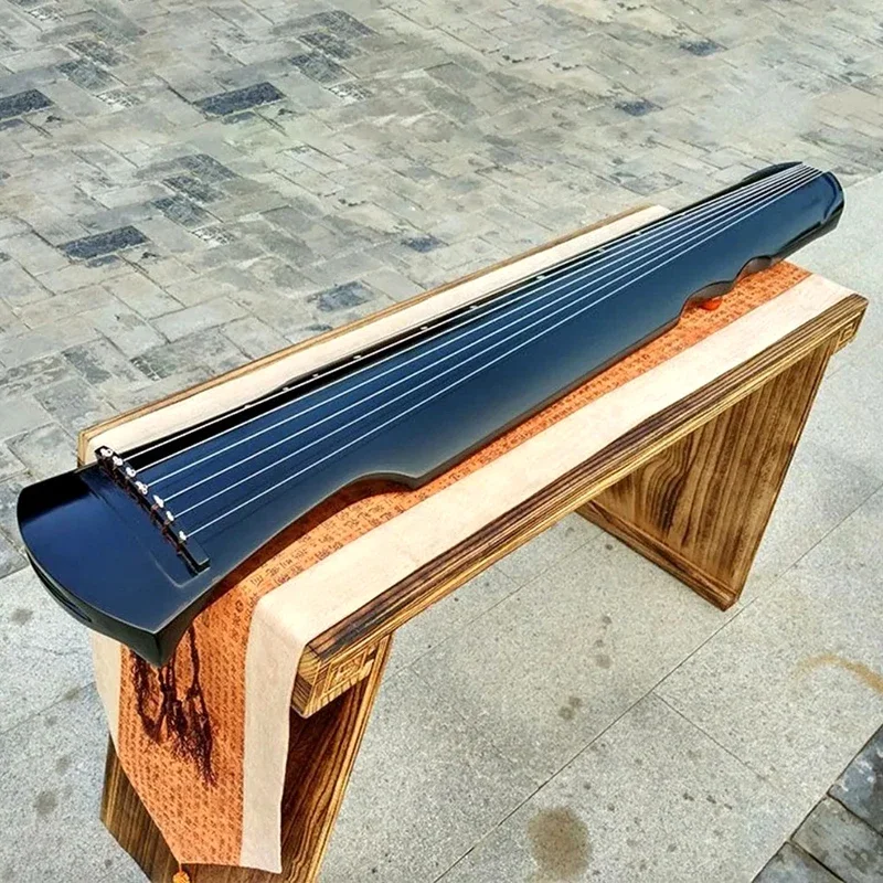 Musical Instrument Oud - 7 dawai Guqin Zither buatan tangan