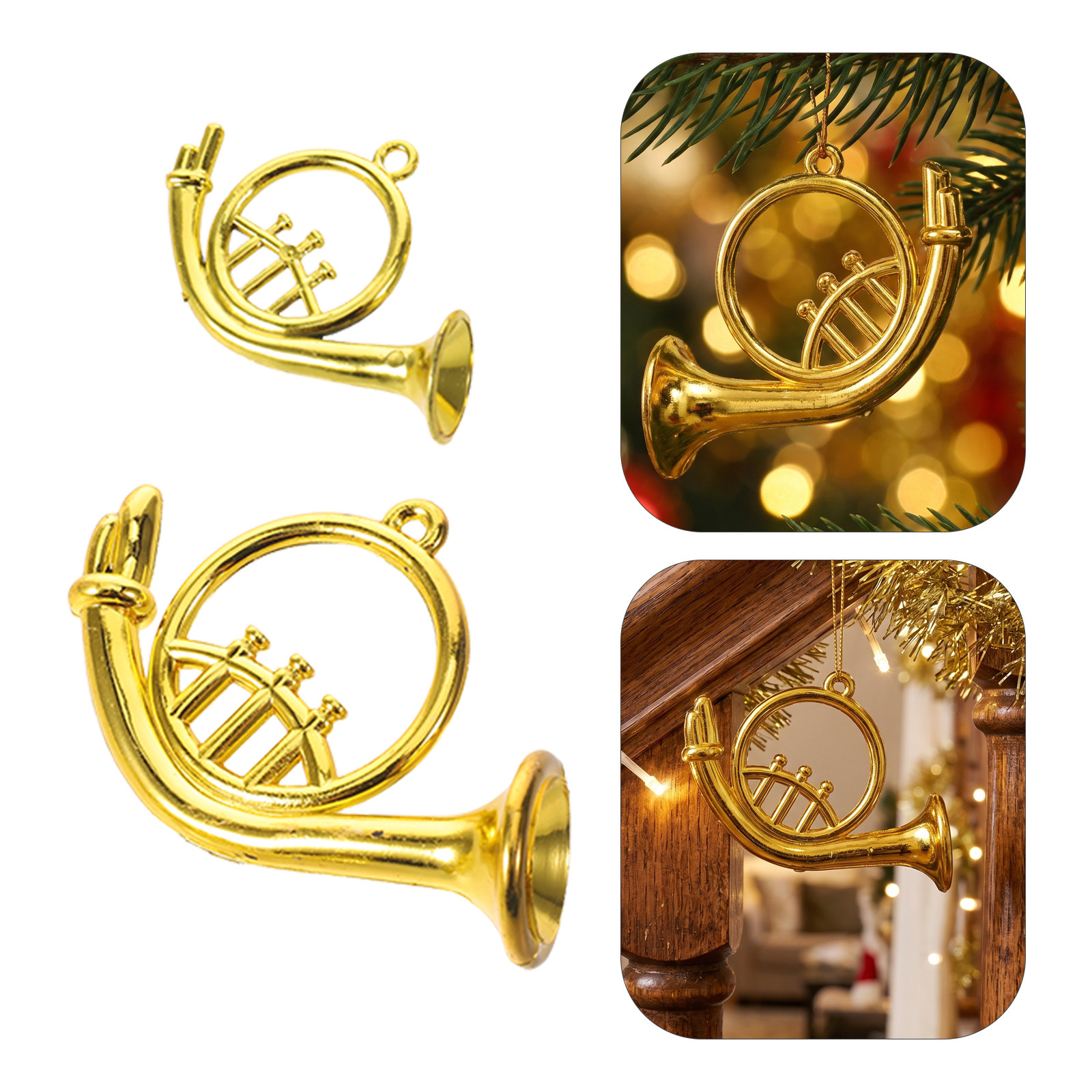 Musical Instrument Xmas Ornaments - 20Pcs Ornamen Alat Musik Mini Plastik