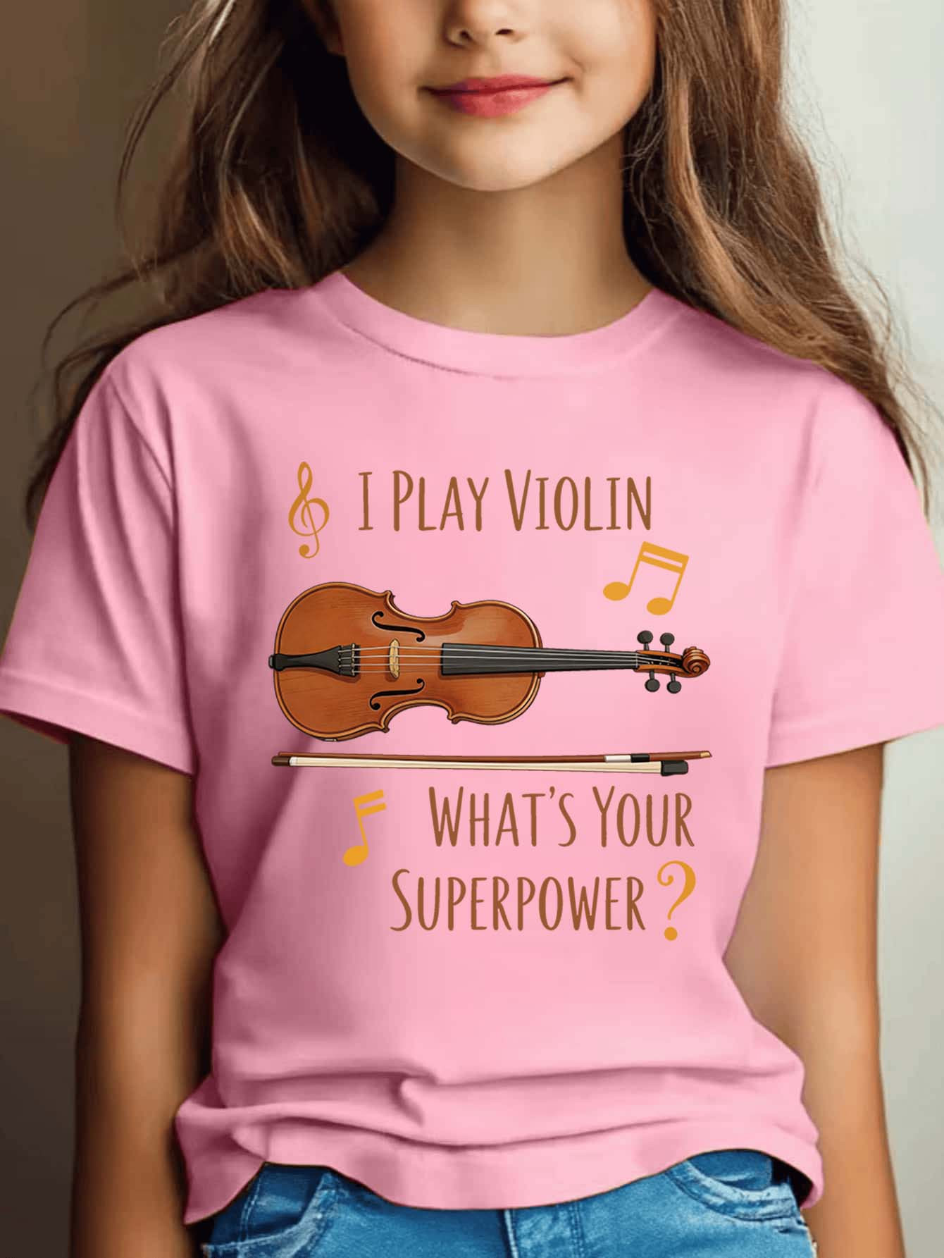 Musical Instrument Family - Kaos Anak Laki-laki Perempuan dengan Cetakan