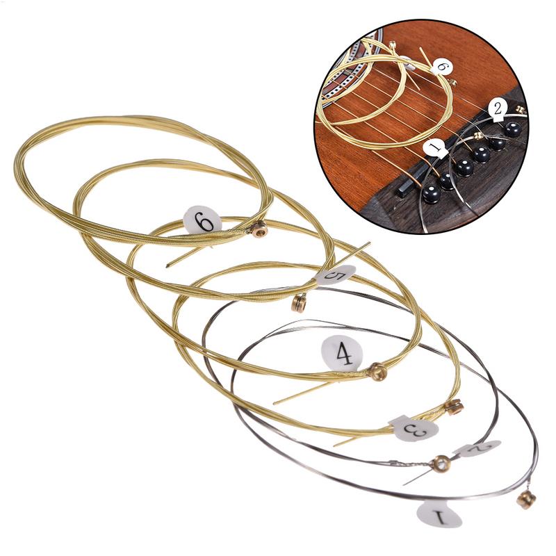 Musical Instrument Set - Promo panas 6pcs/set Senar Gitar Akustik