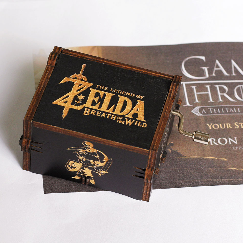 Musical Instrument Zelda - Kotak Musik Kayu Kreatif DIY Anime