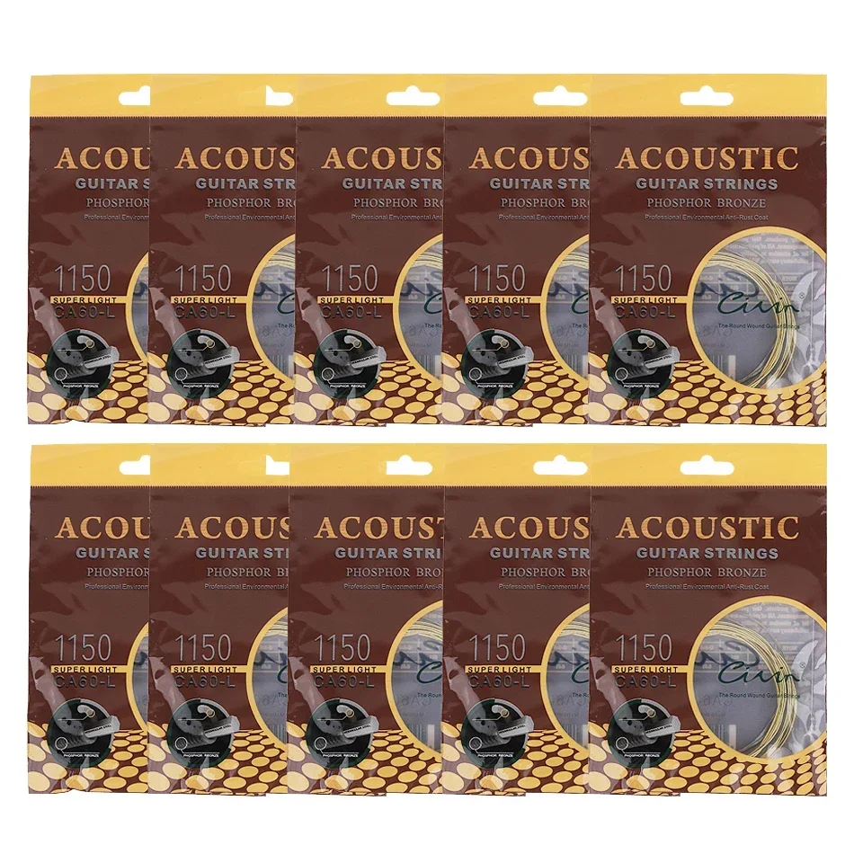 Musical Instrument Set - Gearlly 10 Set Senar Gitar Akustik