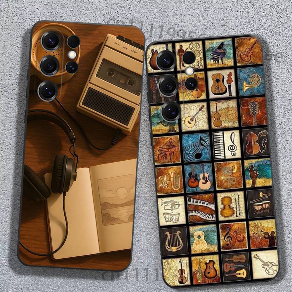 Musical Instrument Quotes - Casing Ponsel Alat Musik untuk Samsung