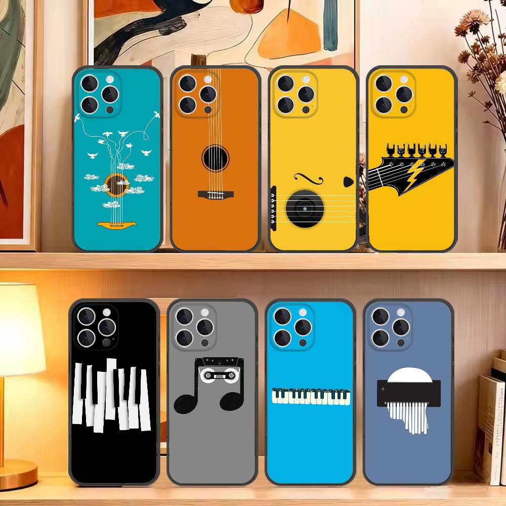 Casing Ponsel Minimalis Motif  - Musical Instrument Quotes ulasan dan harga