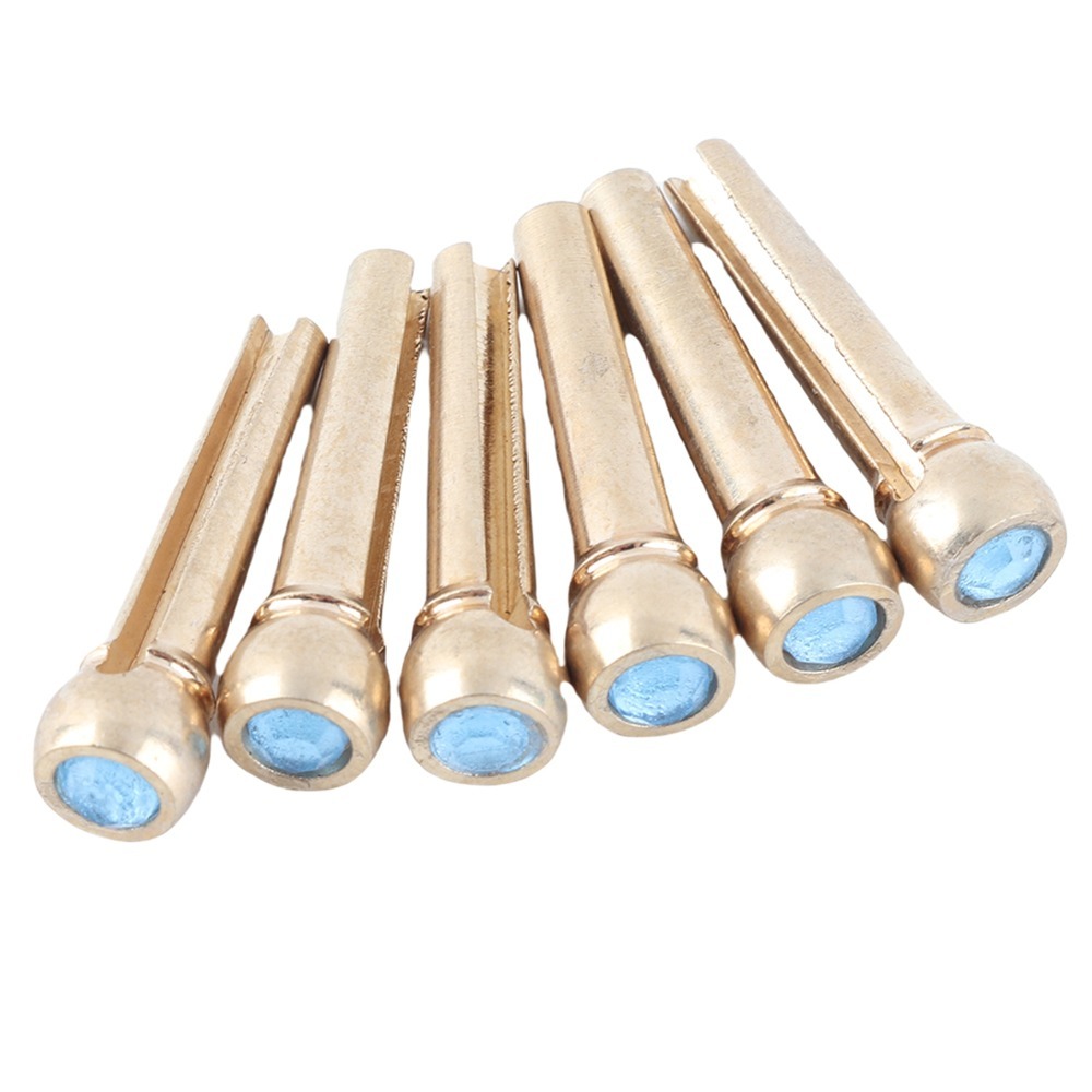 6 Buah Pin Jembatan Gitar Deko - Musical Instrument Glass ulasan dan harga
