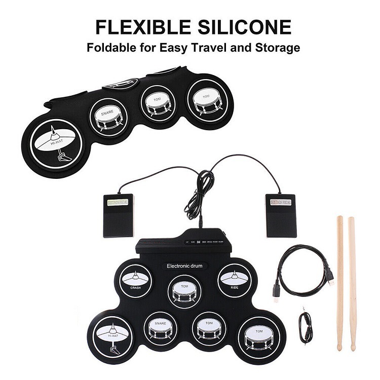 Drum Pad Silikon Berkualitas T - Musical Instrument Set ulasan dan harga