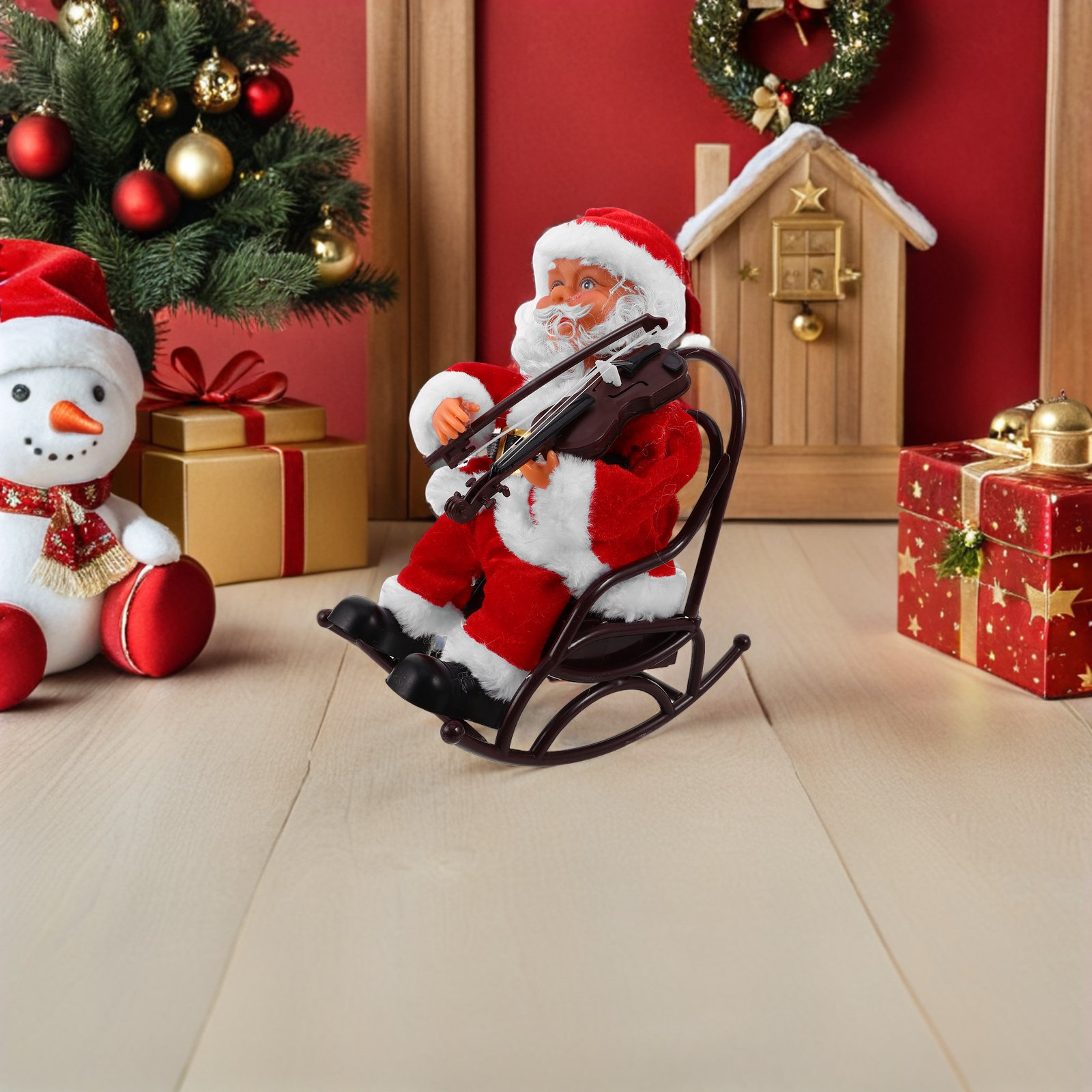 Sinterklas Elektrik yang Mengg - Musical Instrument Xmas Ornaments ulasan dan harga