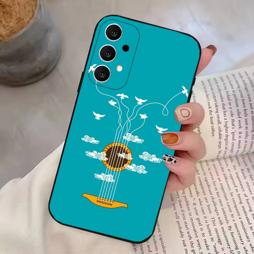 Casing Ponsel Minimalis Motif  - Musical Instrument Quotes ulasan dan harga