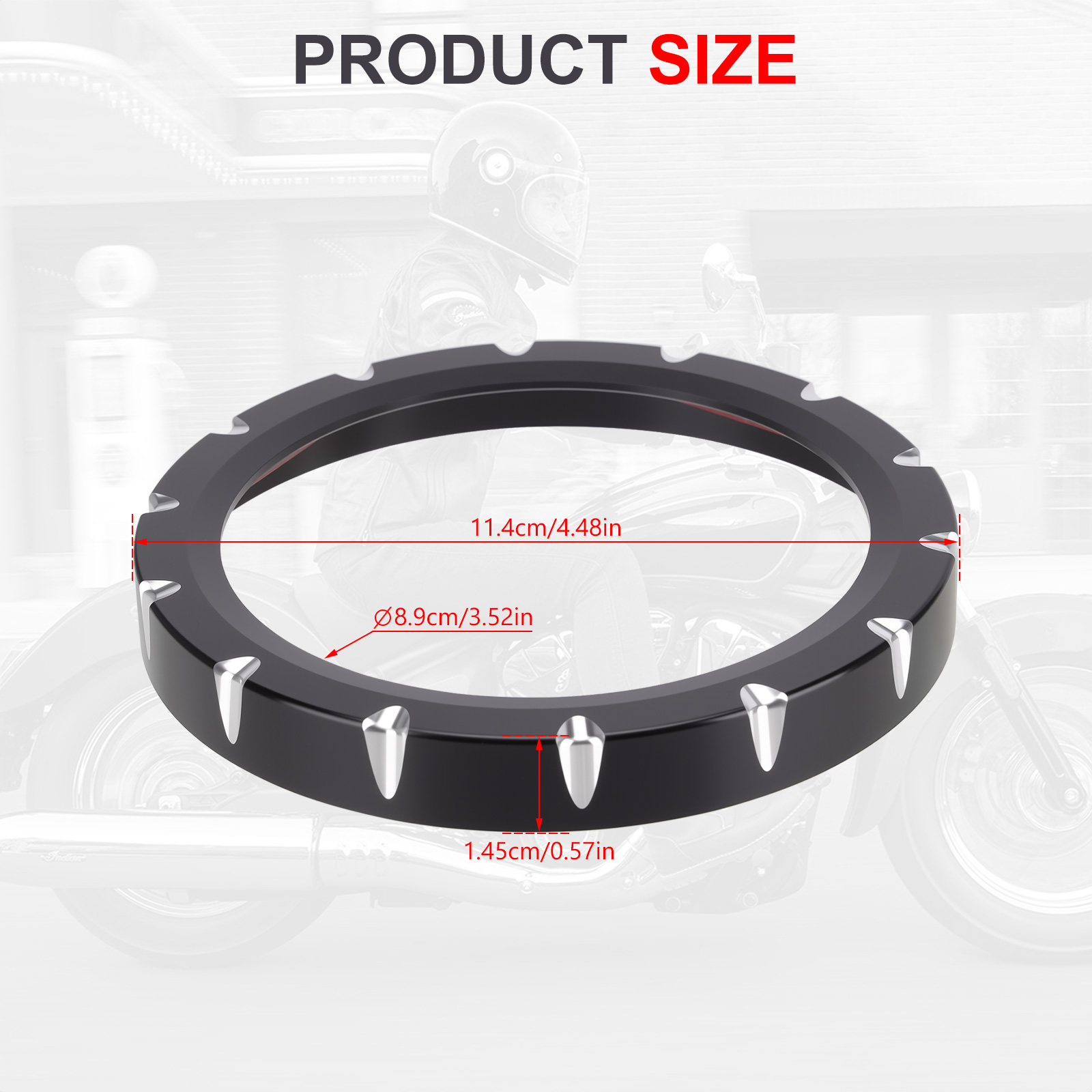 Penutup Cincin Trim Speedomete - Musical Instrument Of India ulasan dan harga