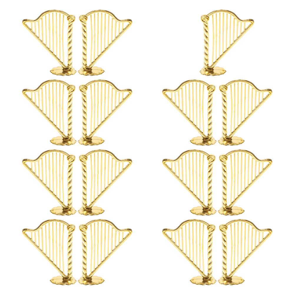 15Pcs Ornamen Gantung Harpa Mi - Musical Instrument Xmas Ornaments ulasan dan harga