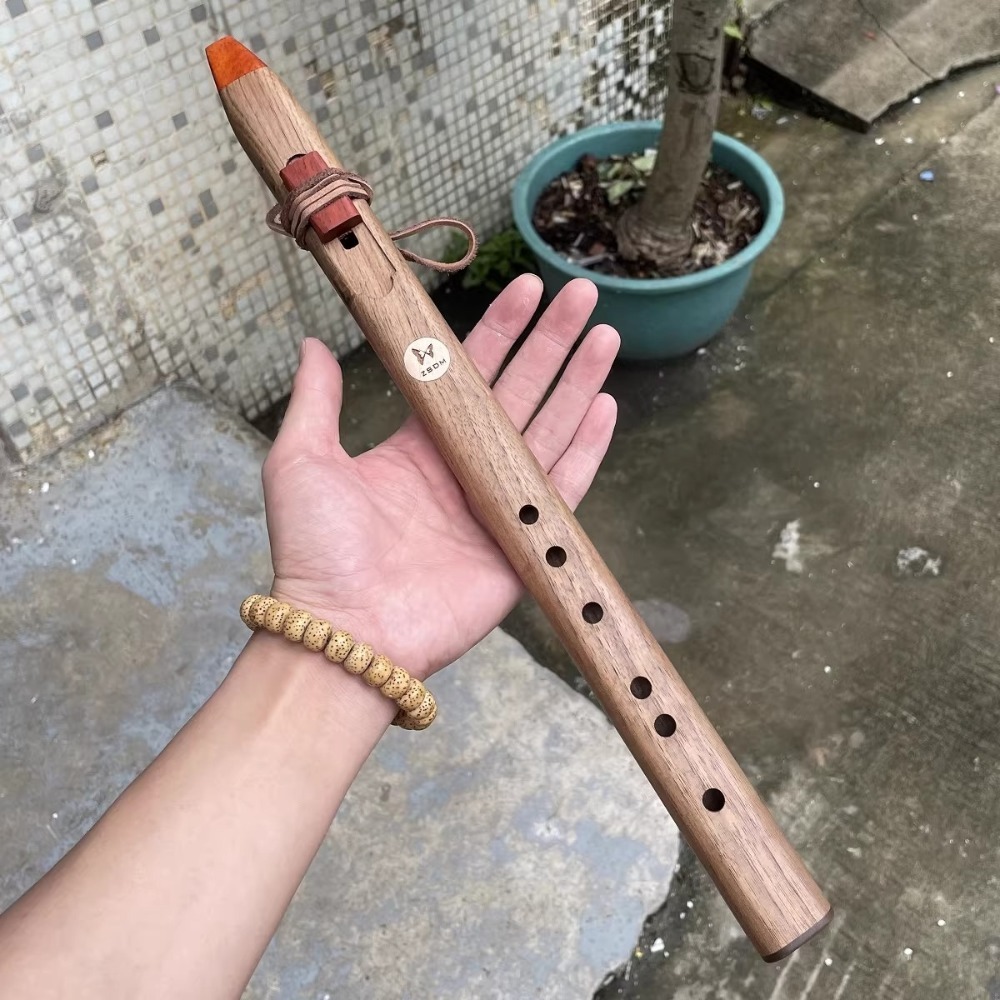 Seruling Kayu Vertikal Nada B/ - Musical Instrument Of India ulasan dan harga