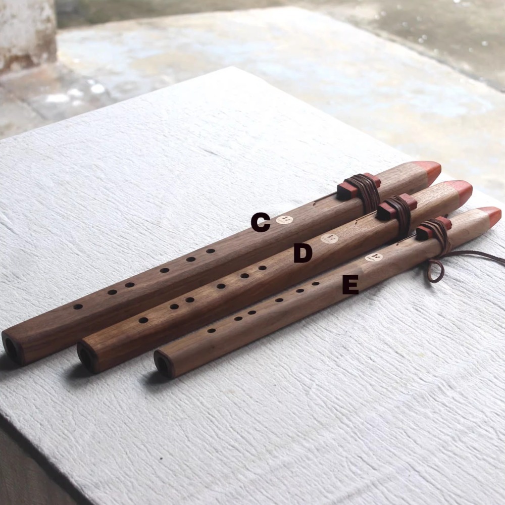 Seruling Kayu Vertikal Nada B/ - Musical Instrument Of India ulasan dan harga