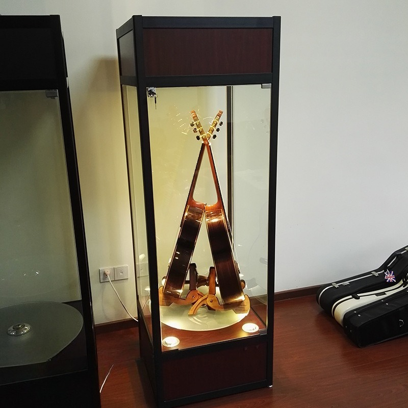 Lemari pajangan gitar, lemari  - Musical Instrument Glass ulasan dan harga
