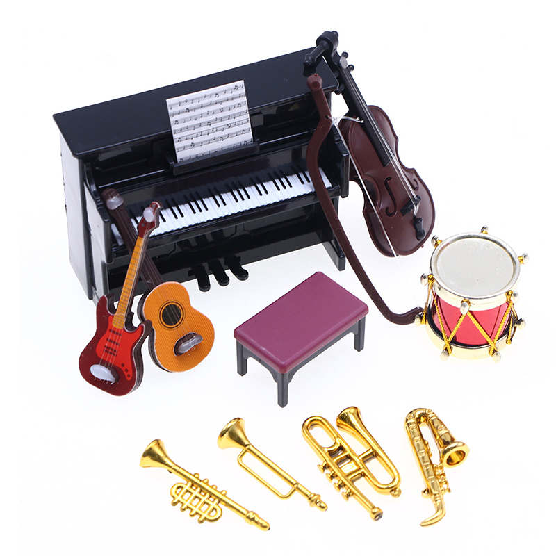 【M】1:12 Miniatur Rumah Boneka  - Musical Instrument Manufacturers ulasan dan harga
