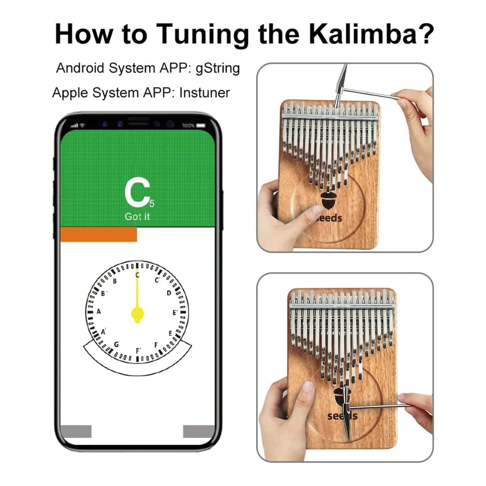 Biji kromatik Kalimba 41 tombo - Musical Instrument Tabla ulasan dan harga