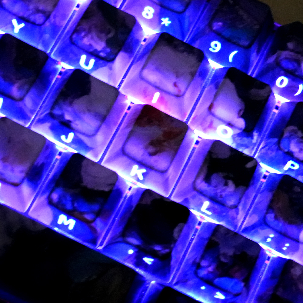 Keycap Transparan Cool Jazz PB - Musical Instrument Jazz ulasan dan harga
