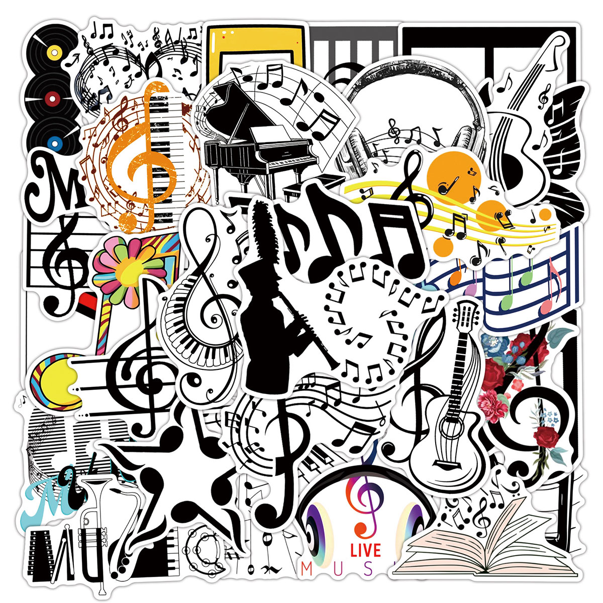 50 Stiker Bertema Musik dengan - Musical Instrument Tabla ulasan dan harga