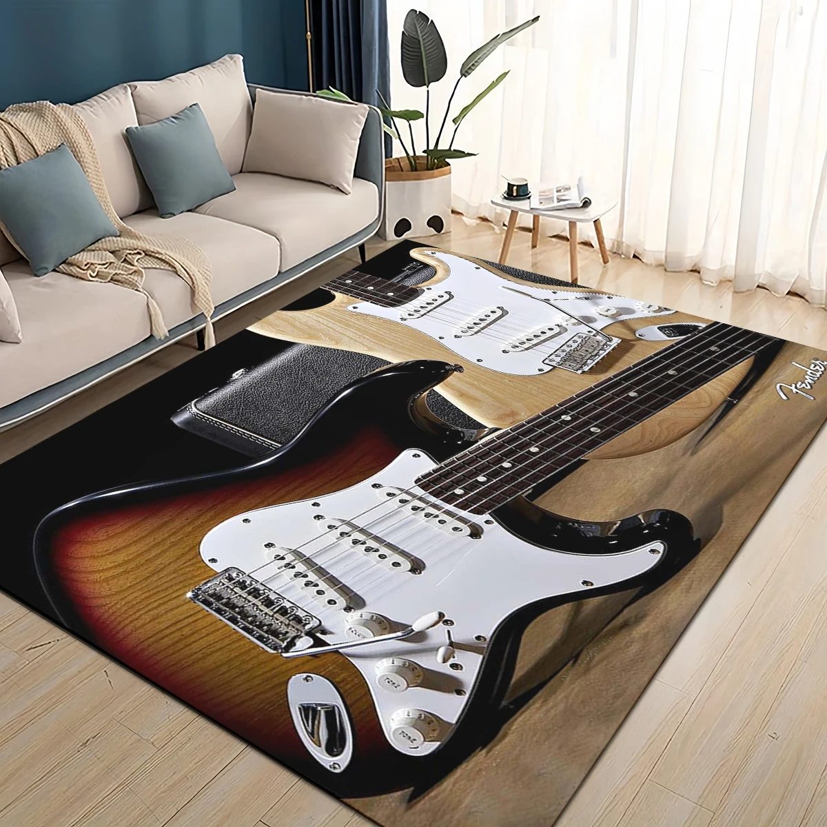 Karpet Musik Instrumen Gitar L - Musical Instruments Online ulasan dan harga