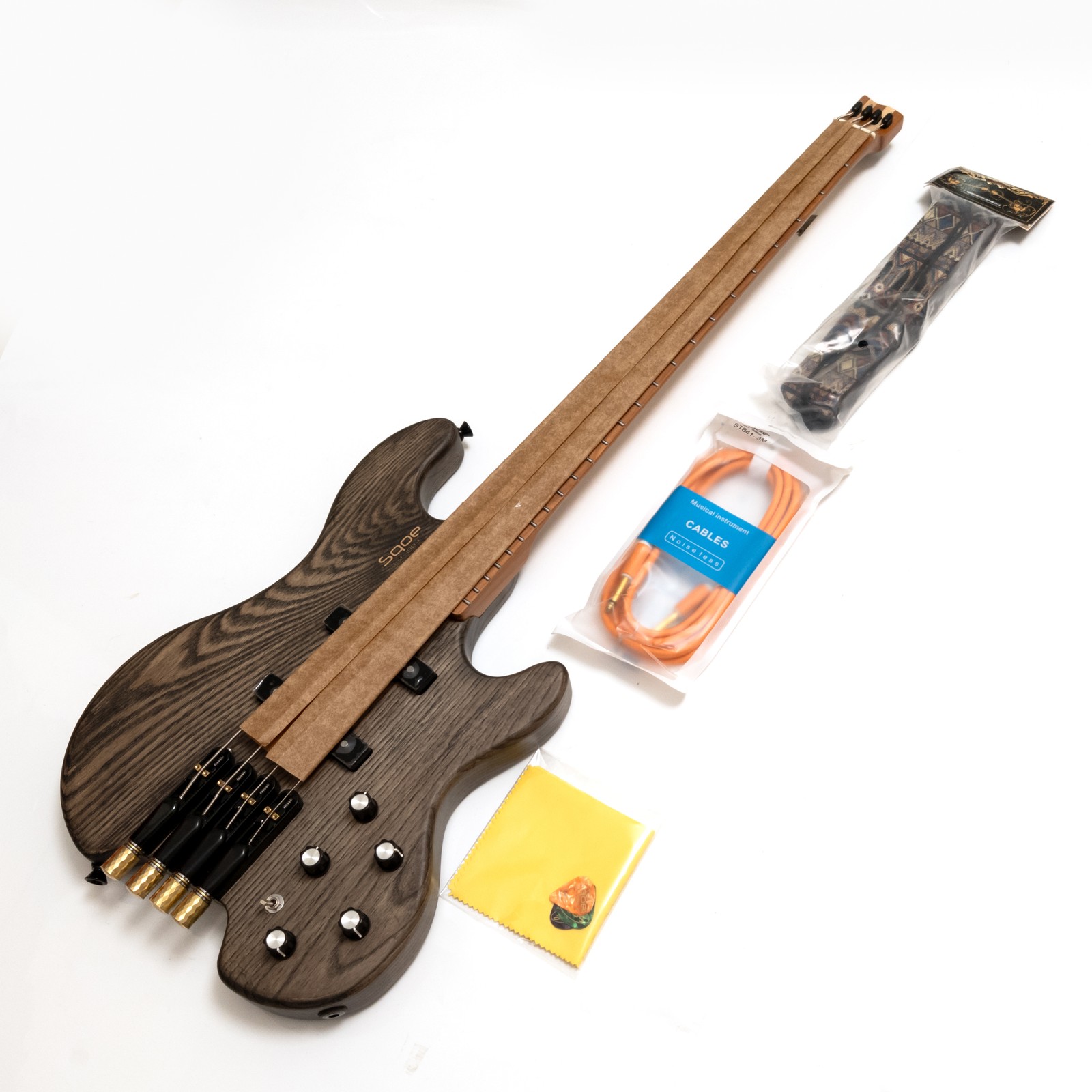 Gitar Bass 4 Senar Tanpa Kepal - Bass Guitar Fretless ulasan dan harga