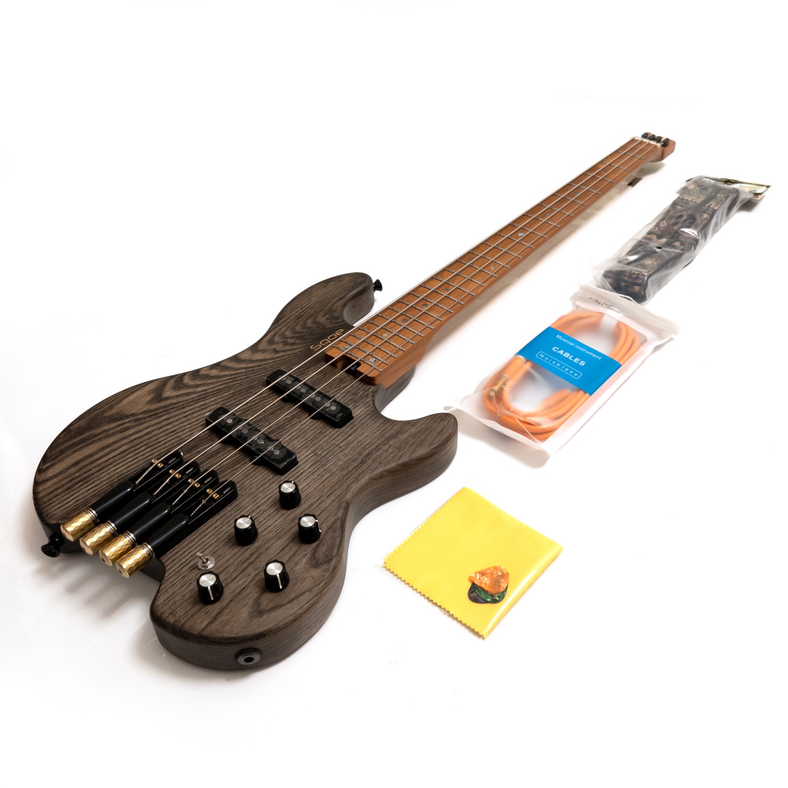 Gitar Bass 4 Senar Tanpa Kepal - Bass Guitar Fretless ulasan dan harga