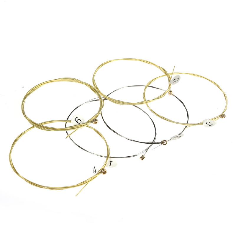 Promo panas 6pcs/set Senar Git - Musical Instrument Set ulasan dan harga