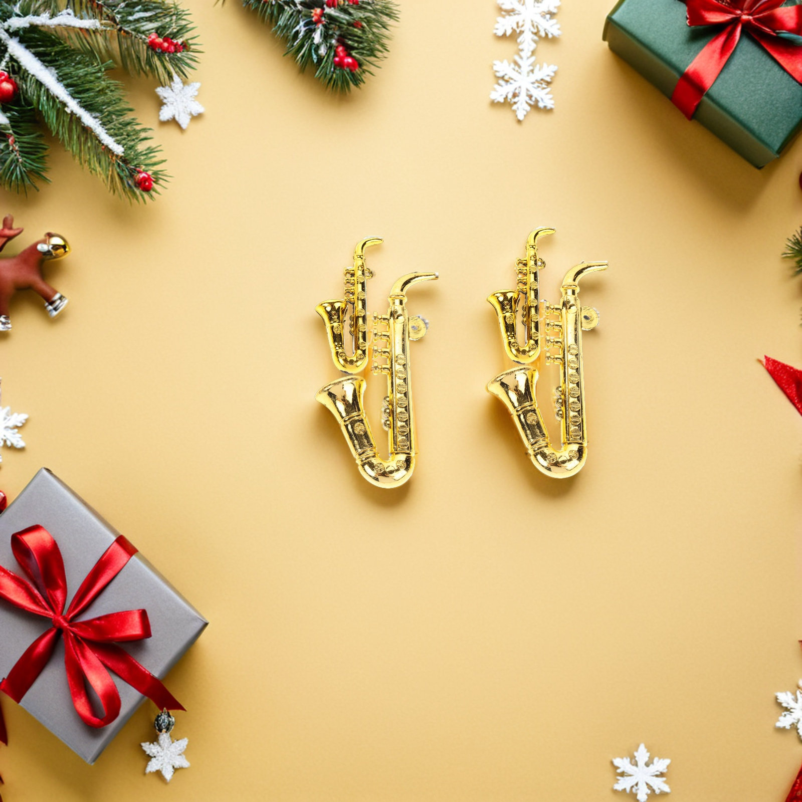 40 Buah Hiasan Gantung Pohon N - Musical Instrument Xmas Ornaments ulasan dan harga