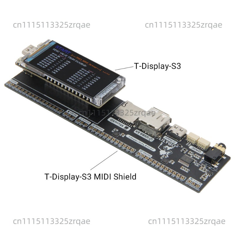 T-Display-S3 MIDI Shield Devel - Musical Instrument Digital Interface (Midi) ulasan dan harga
