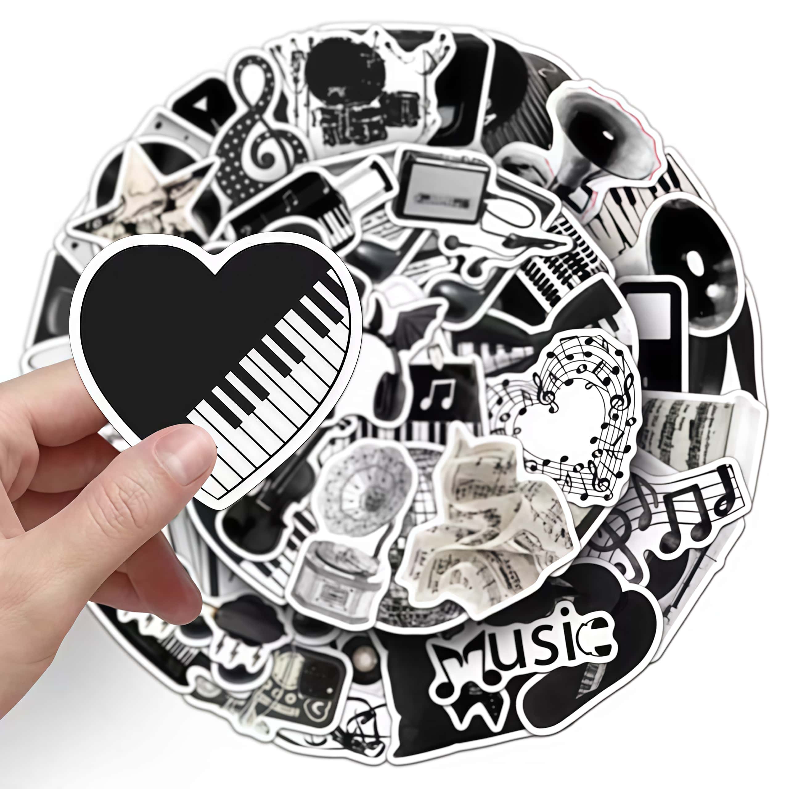 50 Buah Stiker Alat Musik Hita - Musical Instrument Tabla ulasan dan harga