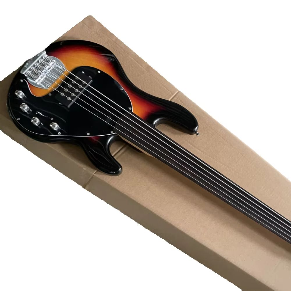 Gitar bass 5 senar sunset, bas - Bass Guitar Fretless ulasan dan harga