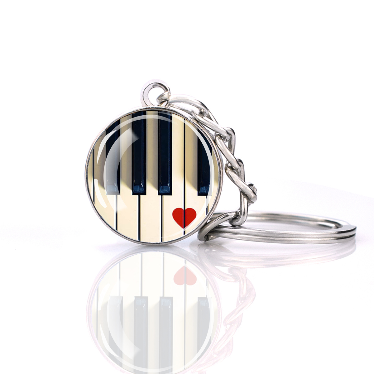 Gantungan Kunci Piano, Instrum - Musical Instrument Glass ulasan dan harga