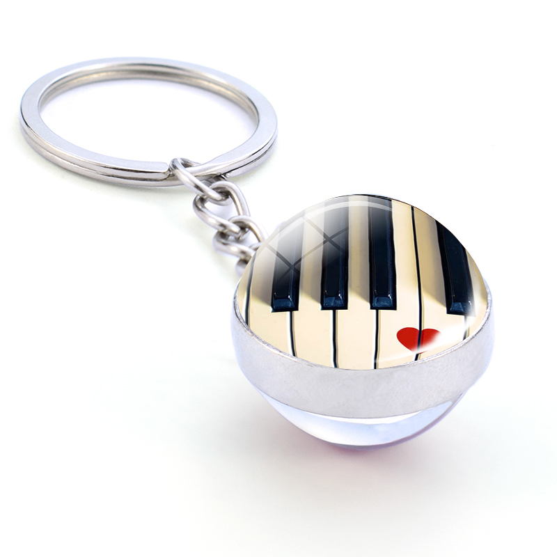Gantungan Kunci Piano, Instrum - Musical Instrument Glass ulasan dan harga