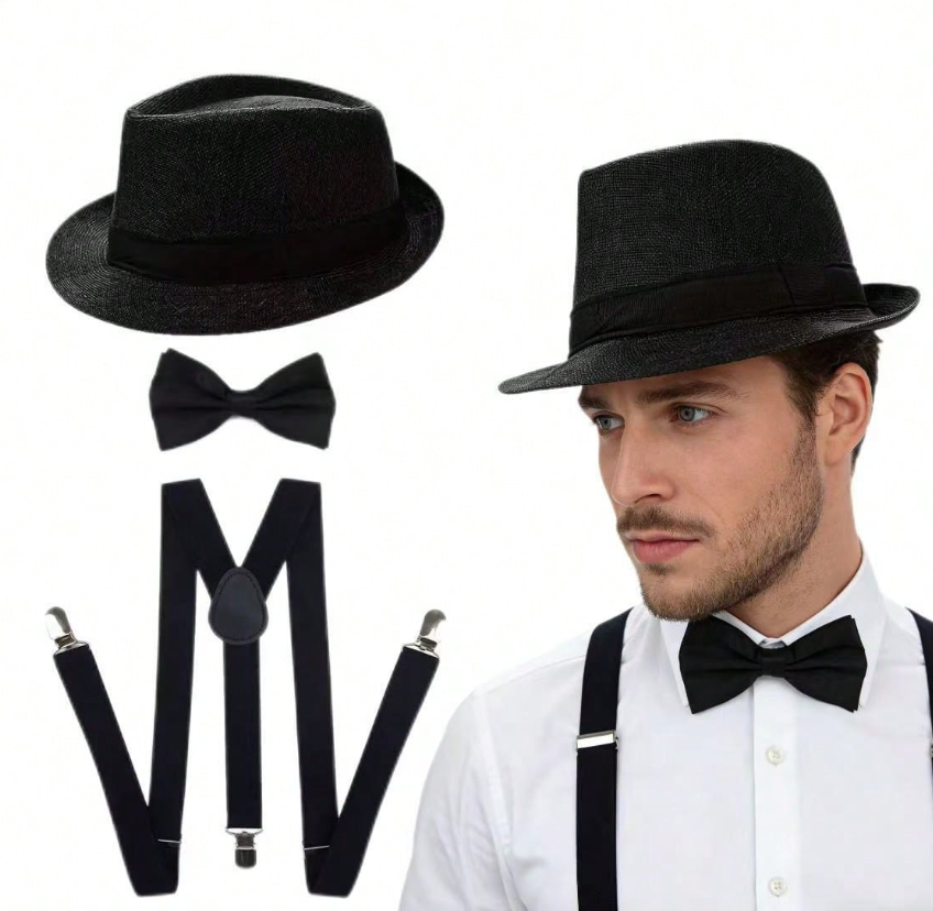 Set Kostum Gangster Pria Tahun - Musical Instrument Jazz ulasan dan harga