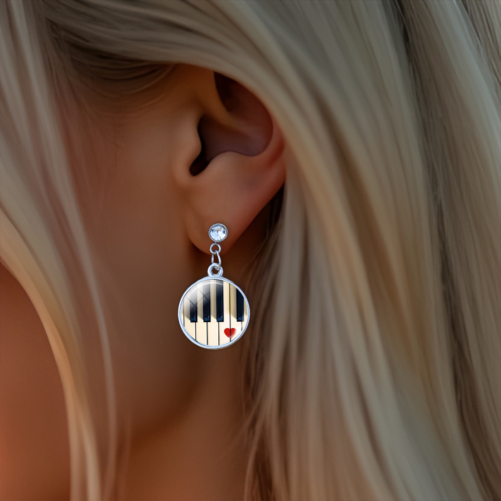 Anting Kancing Berlian Imitasi - Musical Instrument Glass ulasan dan harga