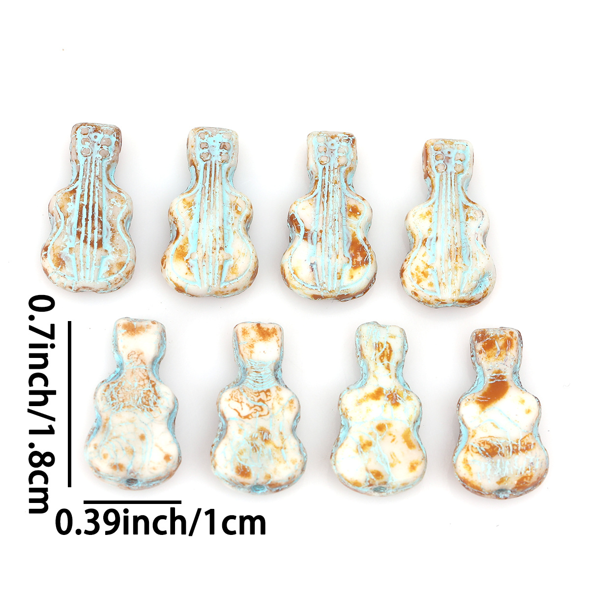 5 Buah/10 Buah Manik-manik Kac - Musical Instrument Glass ulasan dan harga