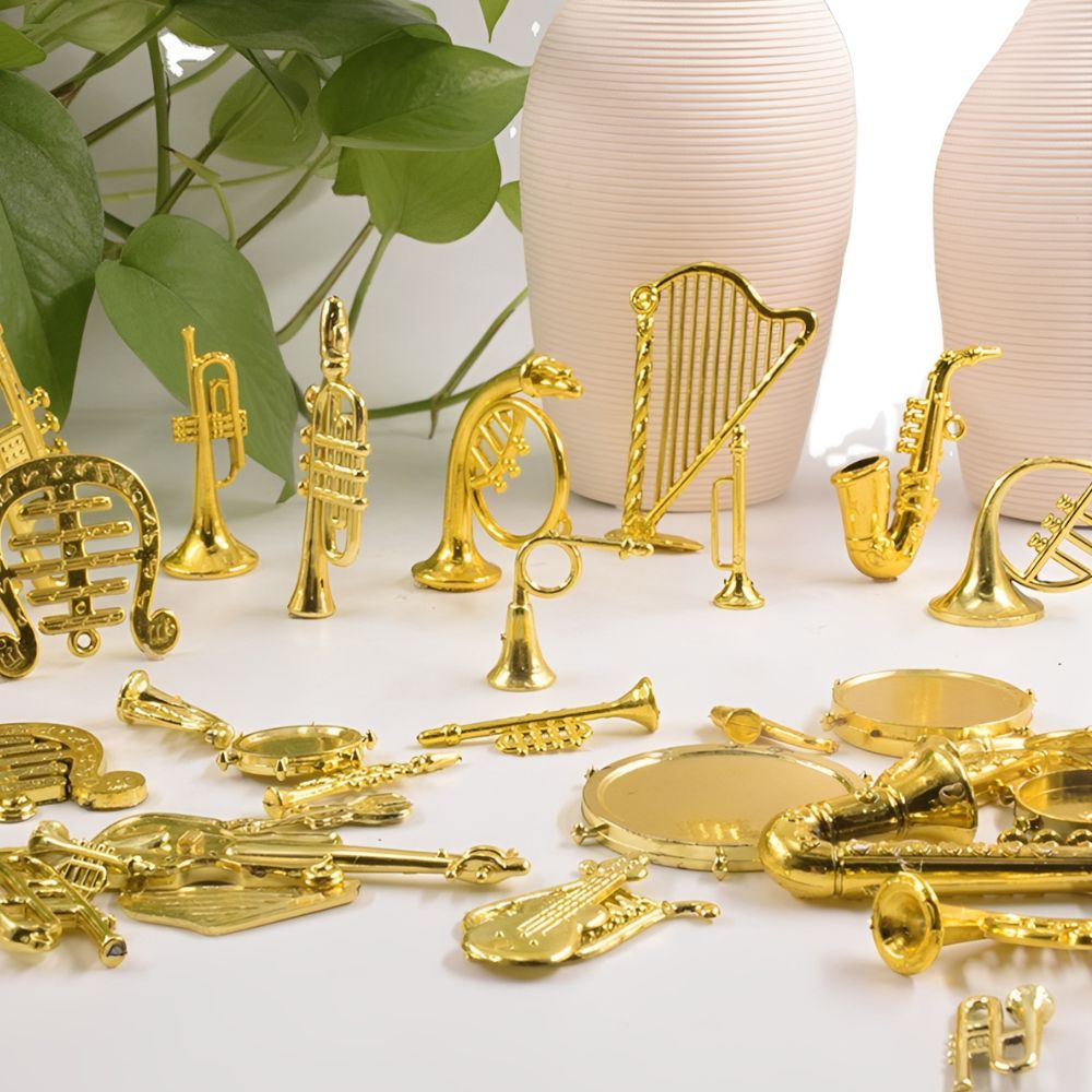 5/18 Buah Ornamen Alat Musik E - Musical Instrument Xmas Ornaments ulasan dan harga