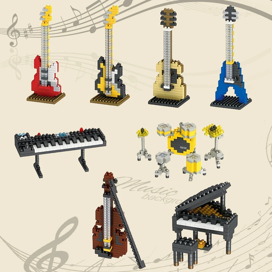 Alat musik Mini blok bangunan  - Musical Instrument Tabla ulasan dan harga