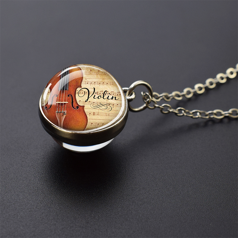 Alat Musik Kalung Piano Gitar  - Musical Instrument Glass ulasan dan harga