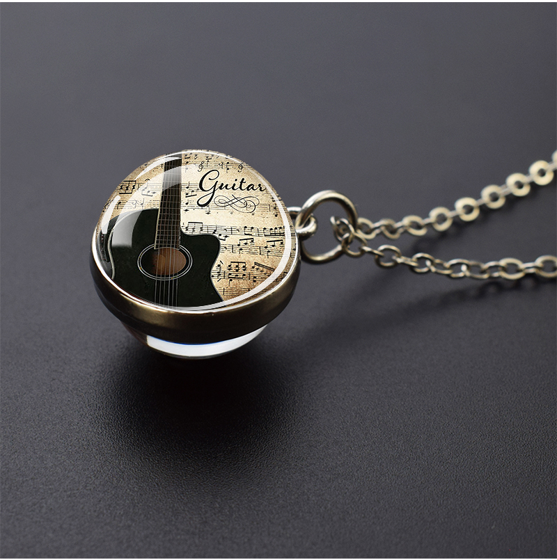 Alat Musik Kalung Piano Gitar  - Musical Instrument Glass ulasan dan harga