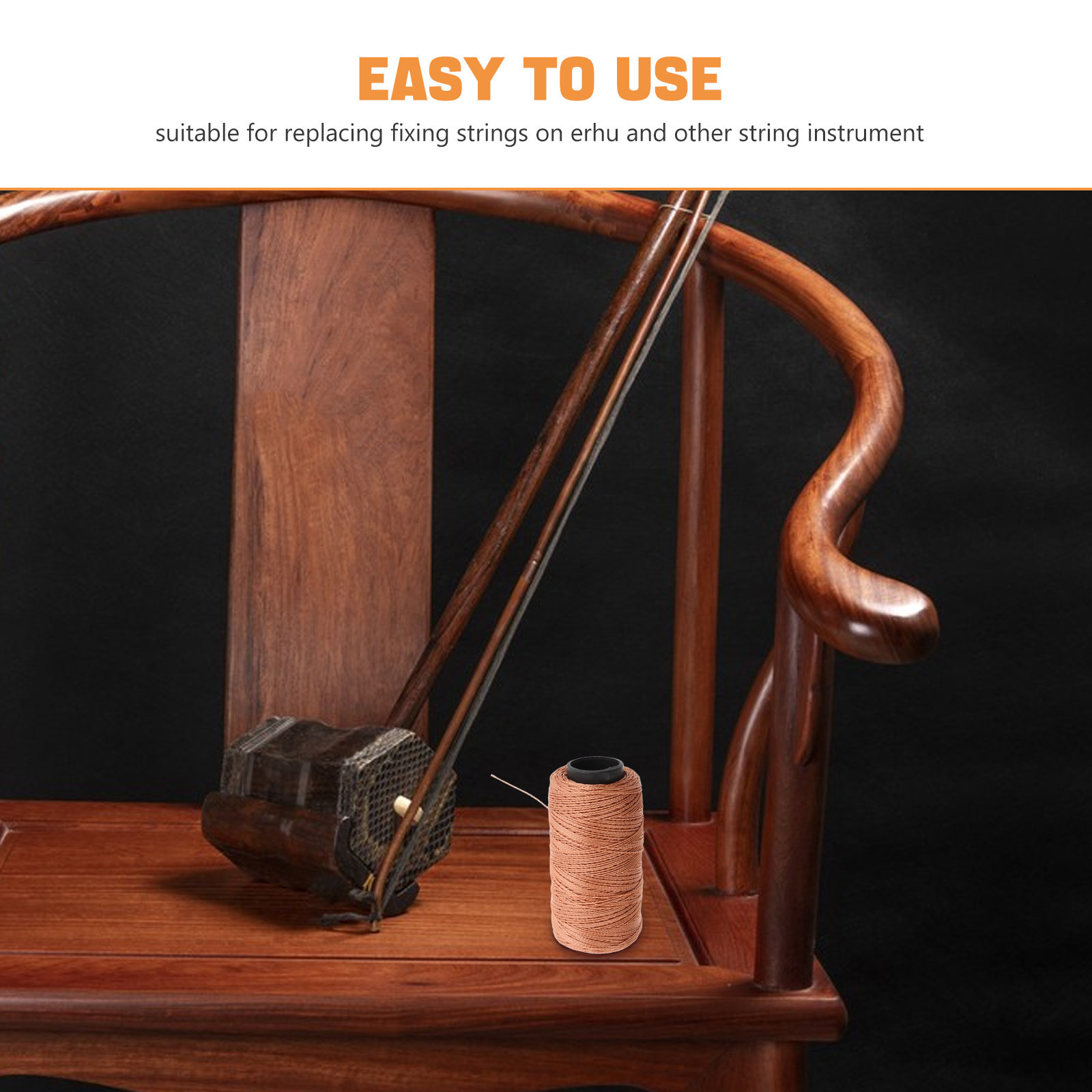 Senar Erhu Qianjin yang telah  - Erhu Violin Chinese ulasan dan harga